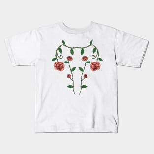 Flower uterus Kids T-Shirt